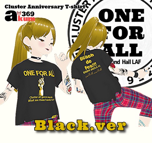 【Vroid】【無料】ONE FOR ALL 8.13 開催記念 Tシャツ & BIKINI