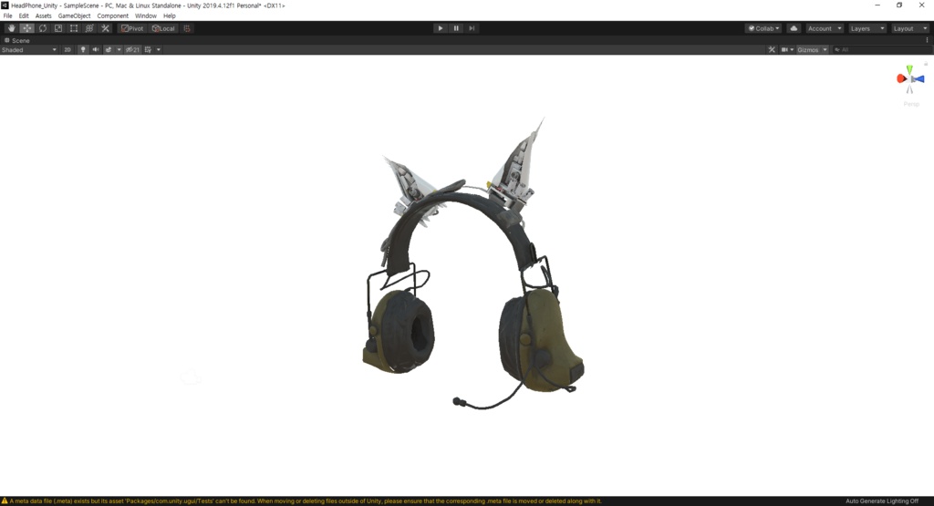Tactical Headphone + APS Ear Module (Personal work)