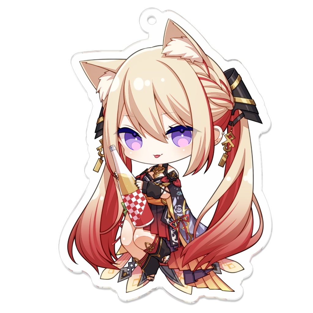 【生誕祭2025】魔宮マオ和装SDアクリルキーホルダー