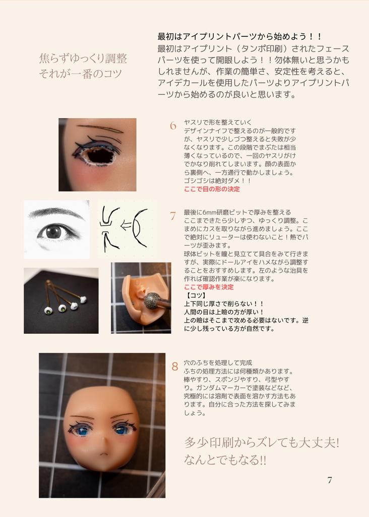 はじめての開眼レシピ ~ドールアイの世界へようこそ~