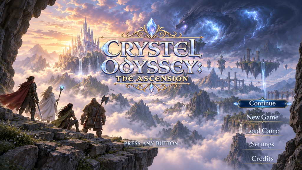 ファンタジーRPG UIアセット