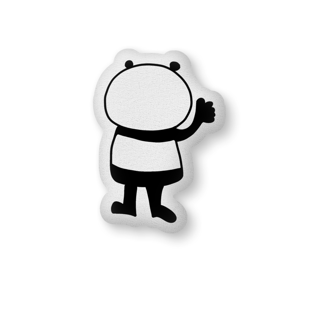 きみつ彩寧・パンダVer:ふかふかクッション(H56×W36cm)