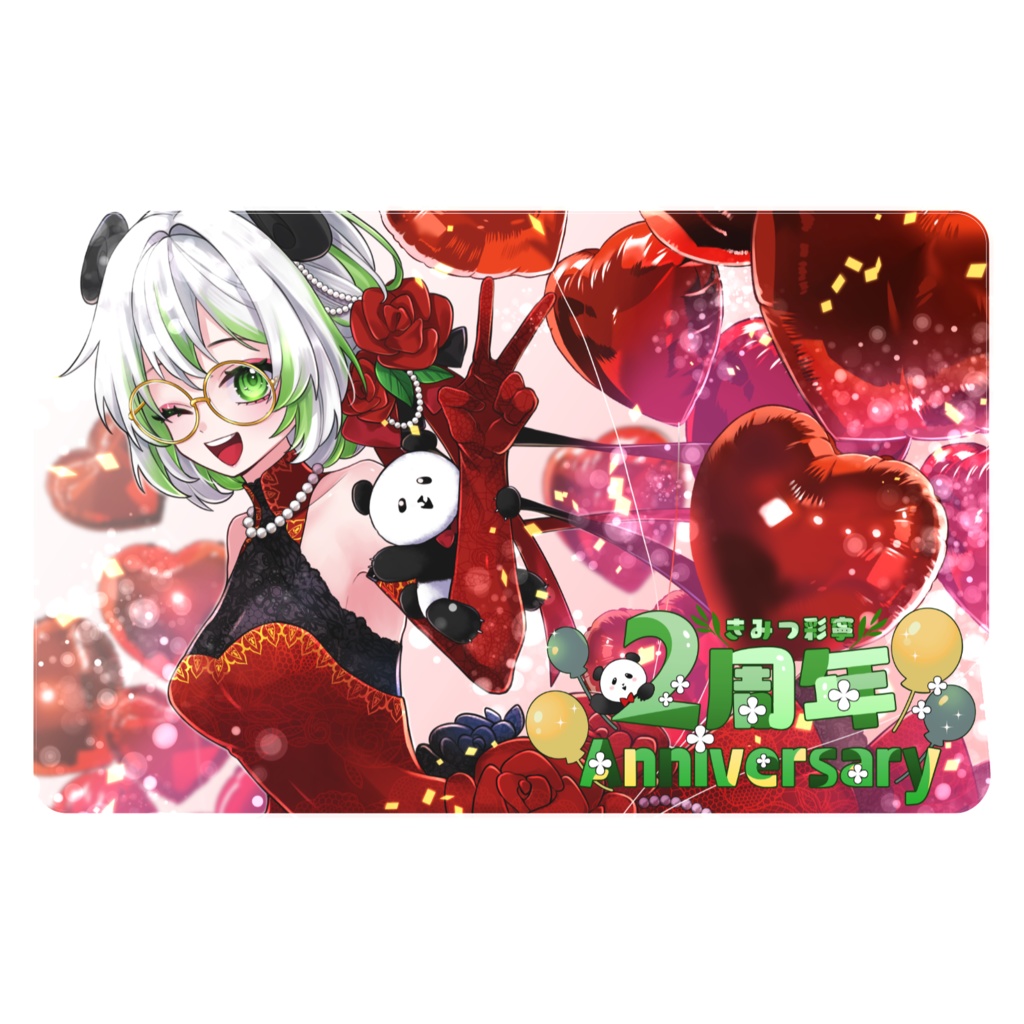 2周年記念グッズ:ICカードステッカー