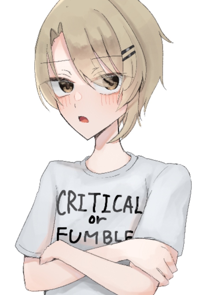 CRITICAL or FUMBLE Tシャツ