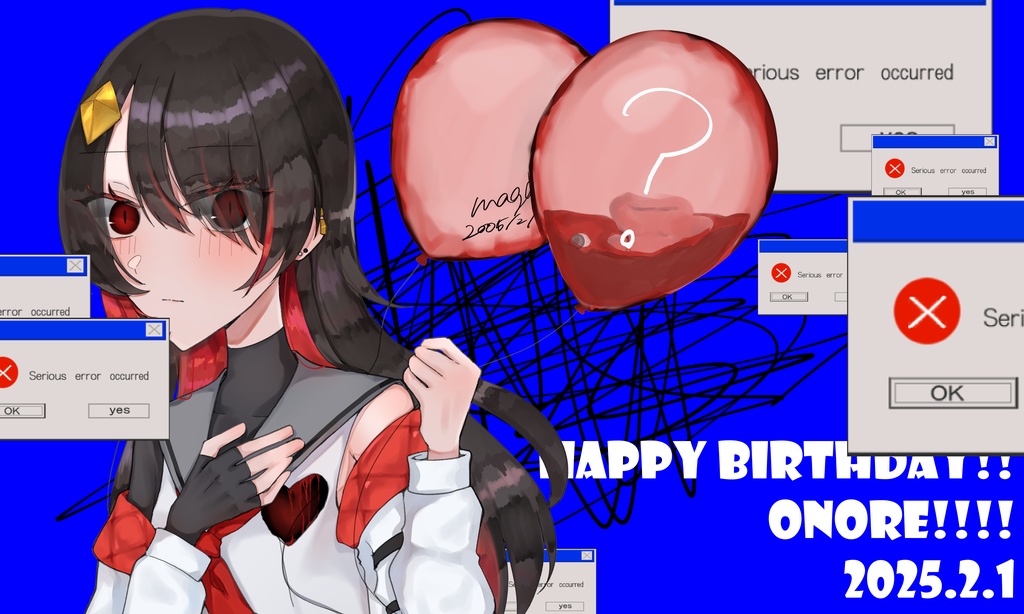 【誕生日記念】真顔の申し子たぶん正気じゃないアクスタ