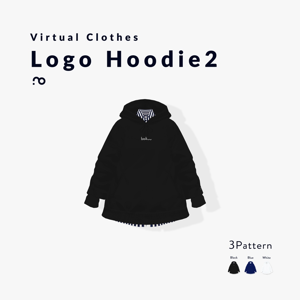 [Virtual Clothes] Logo Hoodie2