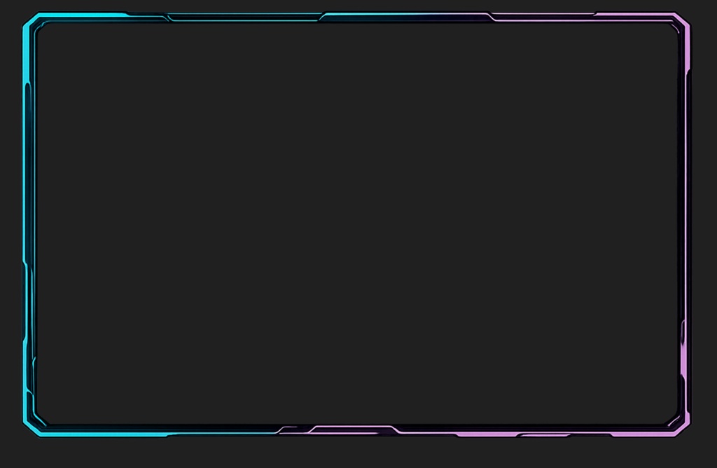 【VTuber汎用】重ねるだけで電脳化!サイバー・ネオン瞳テクスチャ5色セット【Live2D/配信素材】