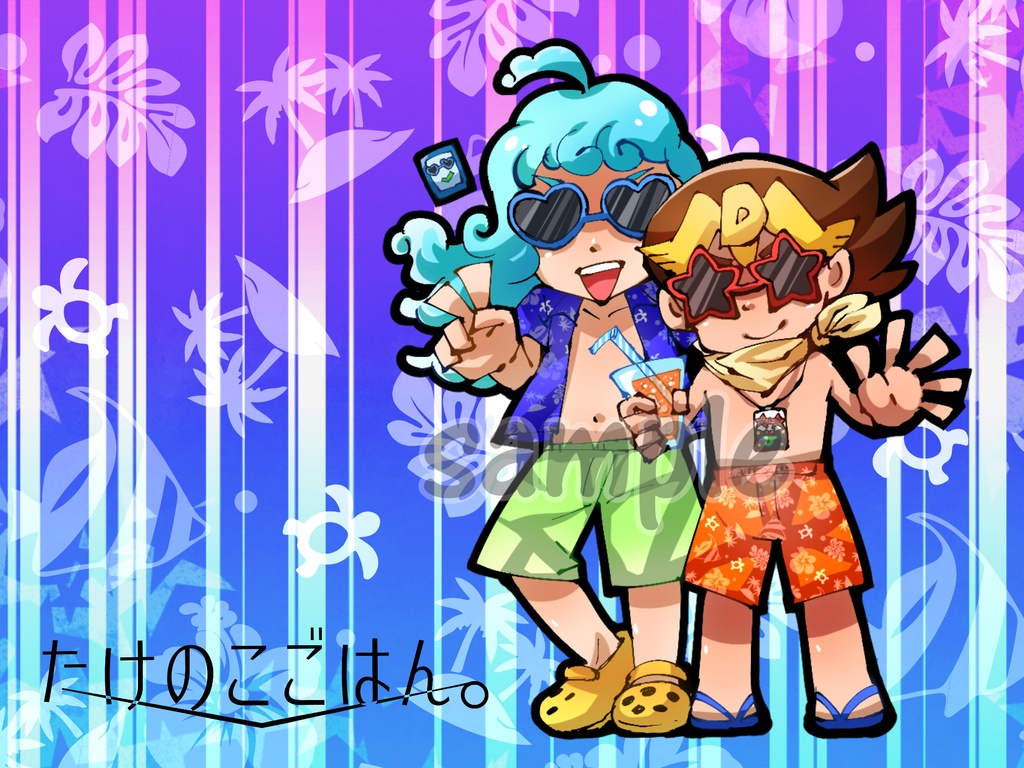 キャップとジョーのアクリルスタンド