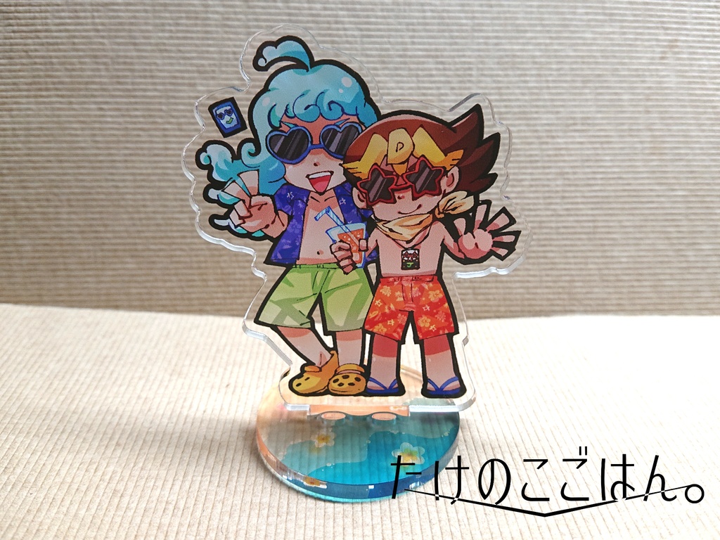 キャップとジョーのアクリルスタンド