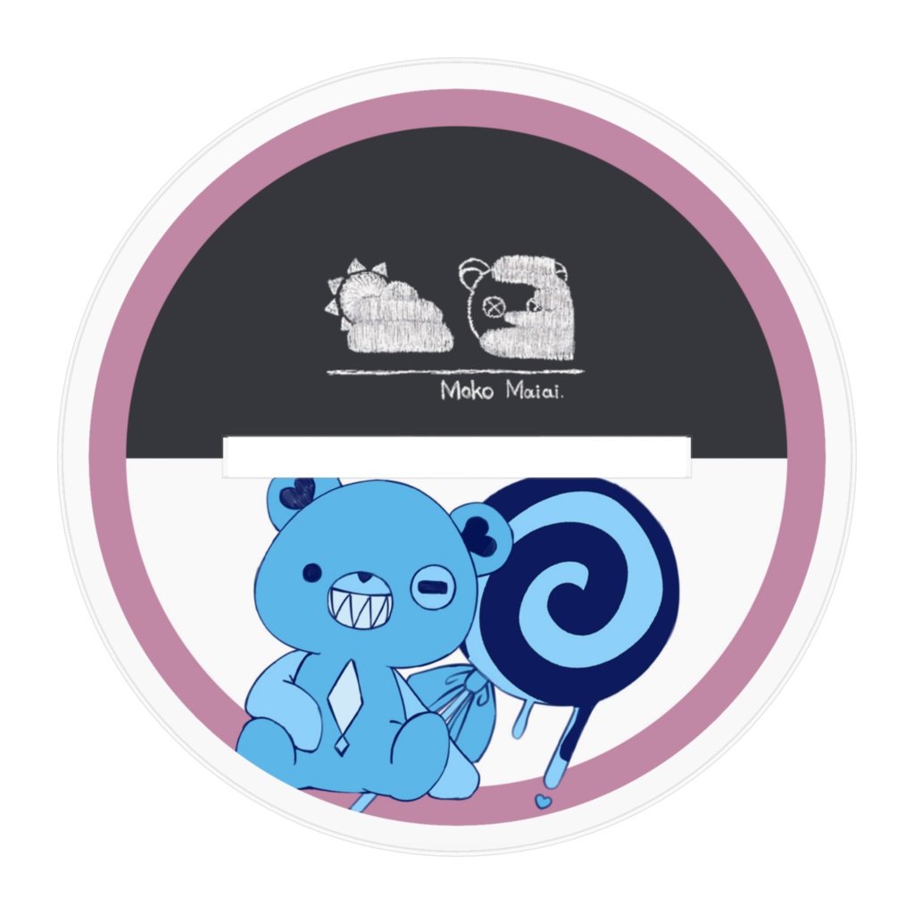 舞藍もこ 2周年記念アクリルフィギュア - 10x10cm