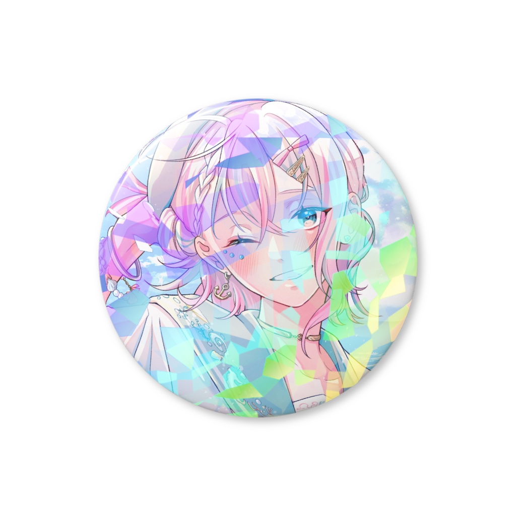 3周年記念缶バッジ(ホロ) Illustrator 春咲なつね