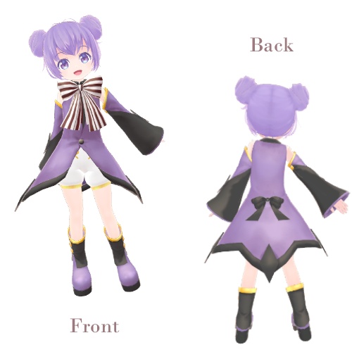 VRChat向けオリジナル3Dモデル<MERU メル>