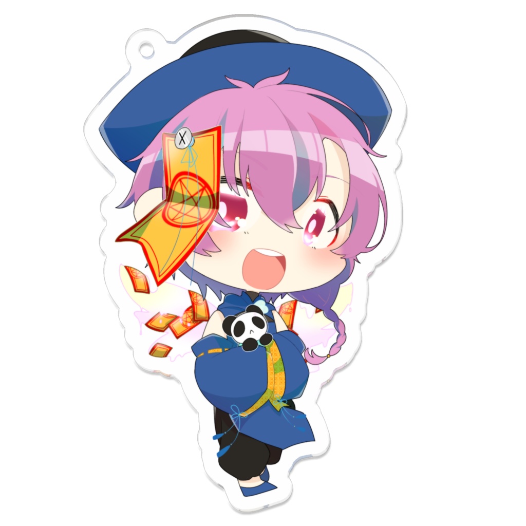 彩月かなた(キョンシー)アクリルキーホルダー