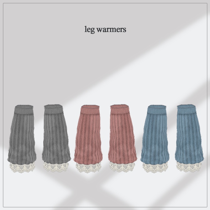 【3 color】knit set【VRoid 衣装】