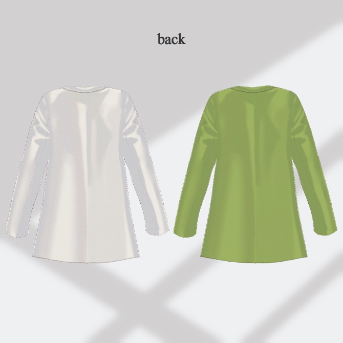 【2 color】Jacket & Matching set【VRoid 衣装】