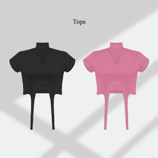 【2 color】Jacket & Matching set【VRoid 衣装】