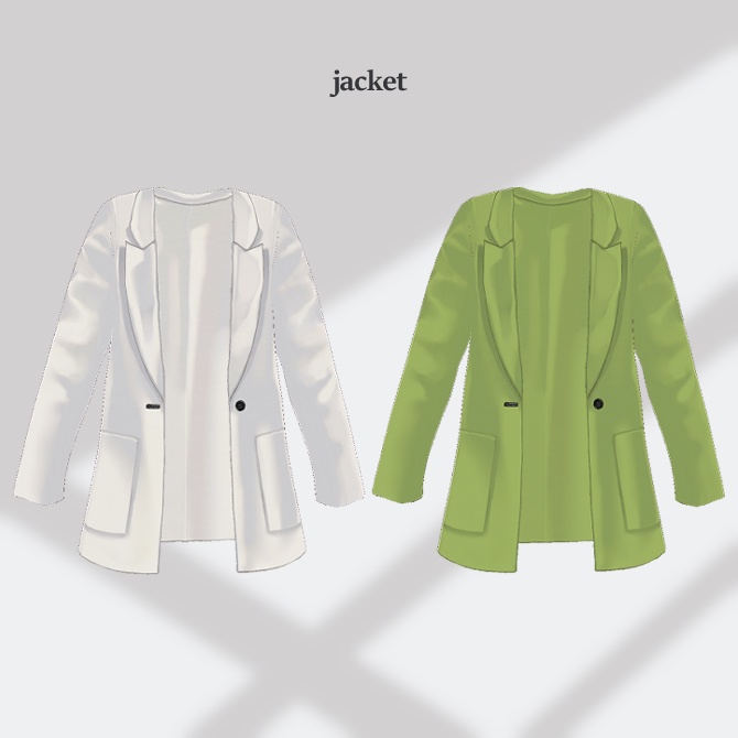 【2 color】Jacket & Matching set【VRoid 衣装】