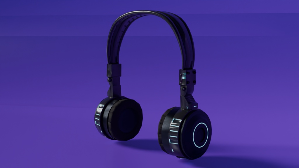 Cyber Headphones Black