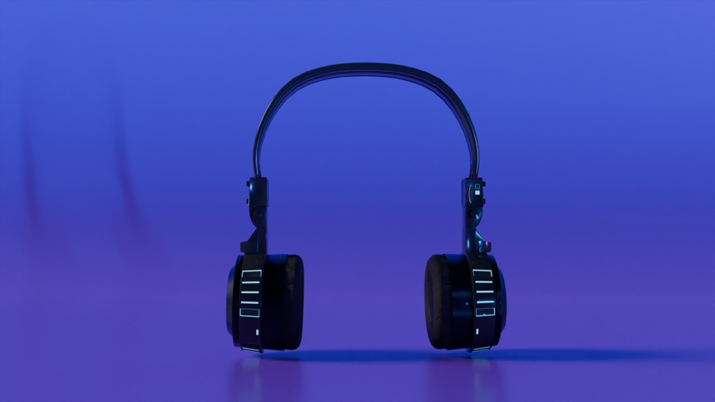 Cyber Headphones Black