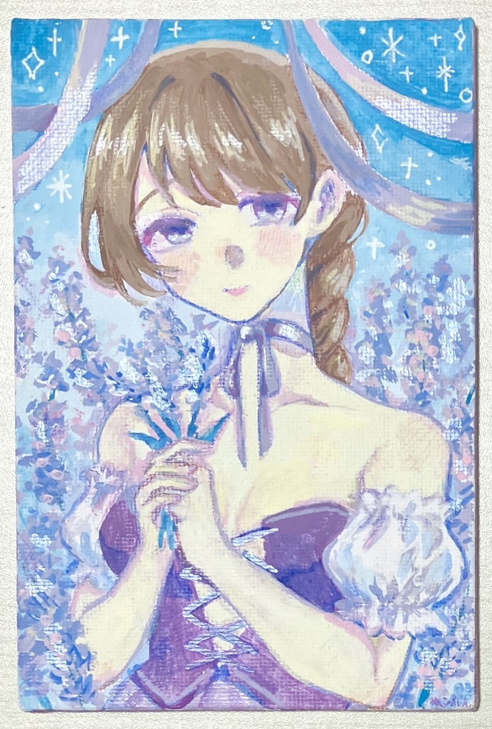 ラベンダーのきらめき✴︎原画✴︎