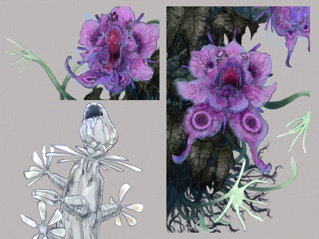 神話生物素材「ザイクロトルからの怪物」/「ザイトル・クァエ(死の植物)」