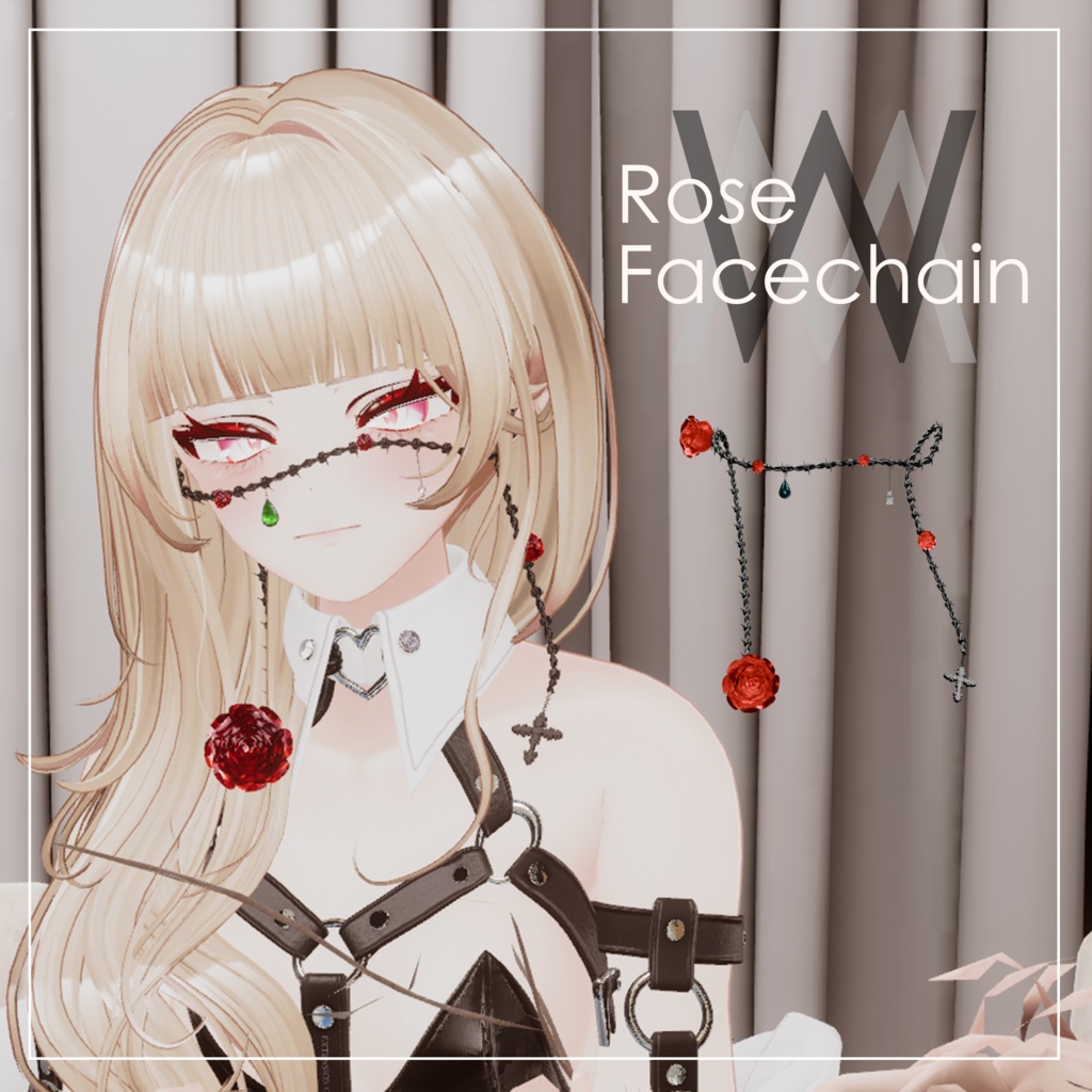Rose Face Chain