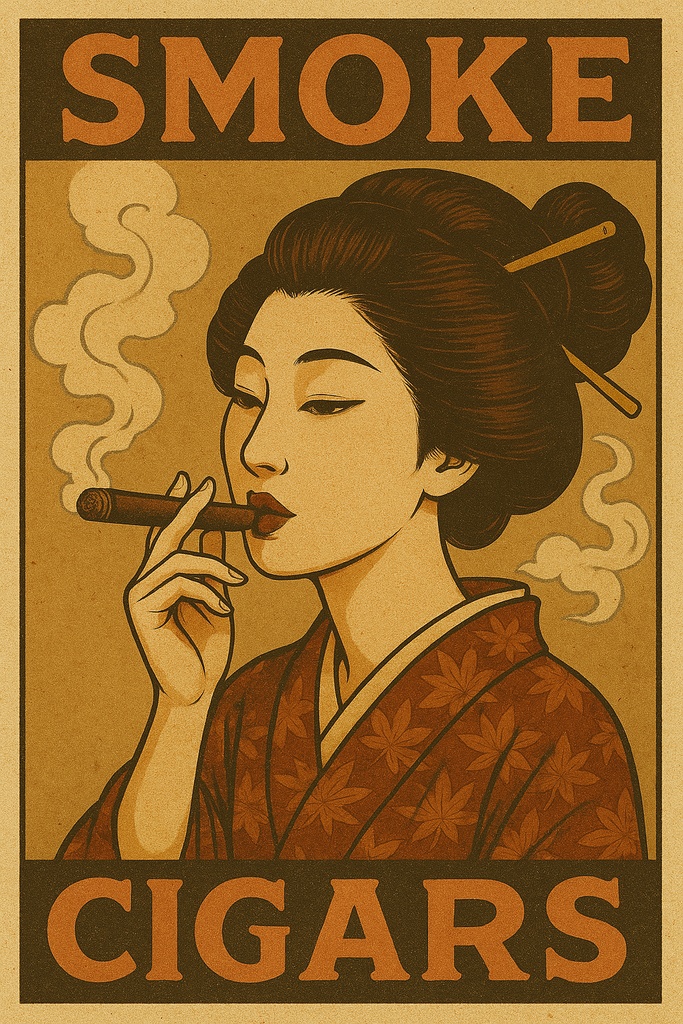 ヴィンテージ日本女性 – 優雅さと神秘  