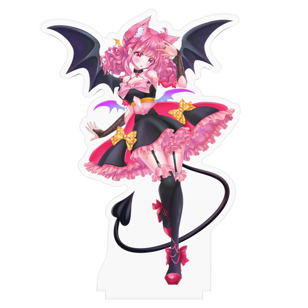 【桃宮しゃろ】ハロウィンアクリルスタンド【悪魔】