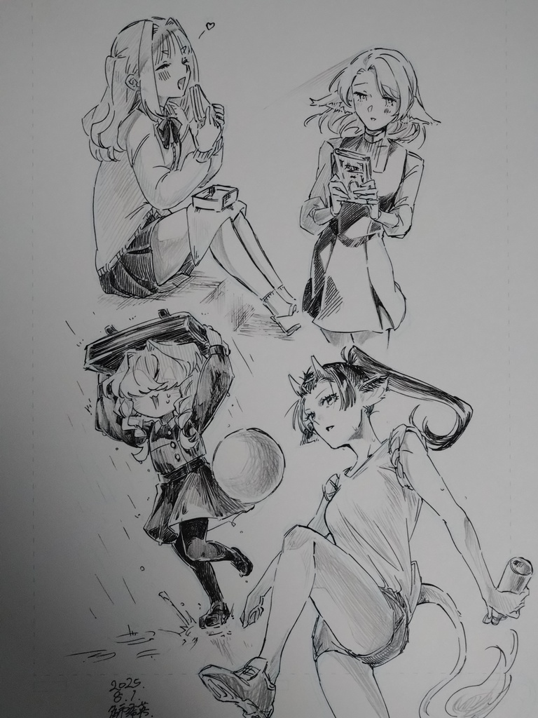 メイドたちの学生時代原画+おまけ