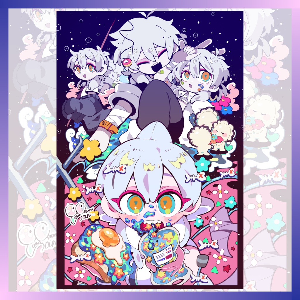 【期間限定】ちまちゃんさん × パネル化計画|B6アクリルパネル【受注生産】