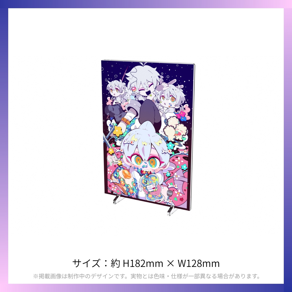 【期間限定】ちまちゃんさん × パネル化計画|B6アクリルパネル【受注生産】