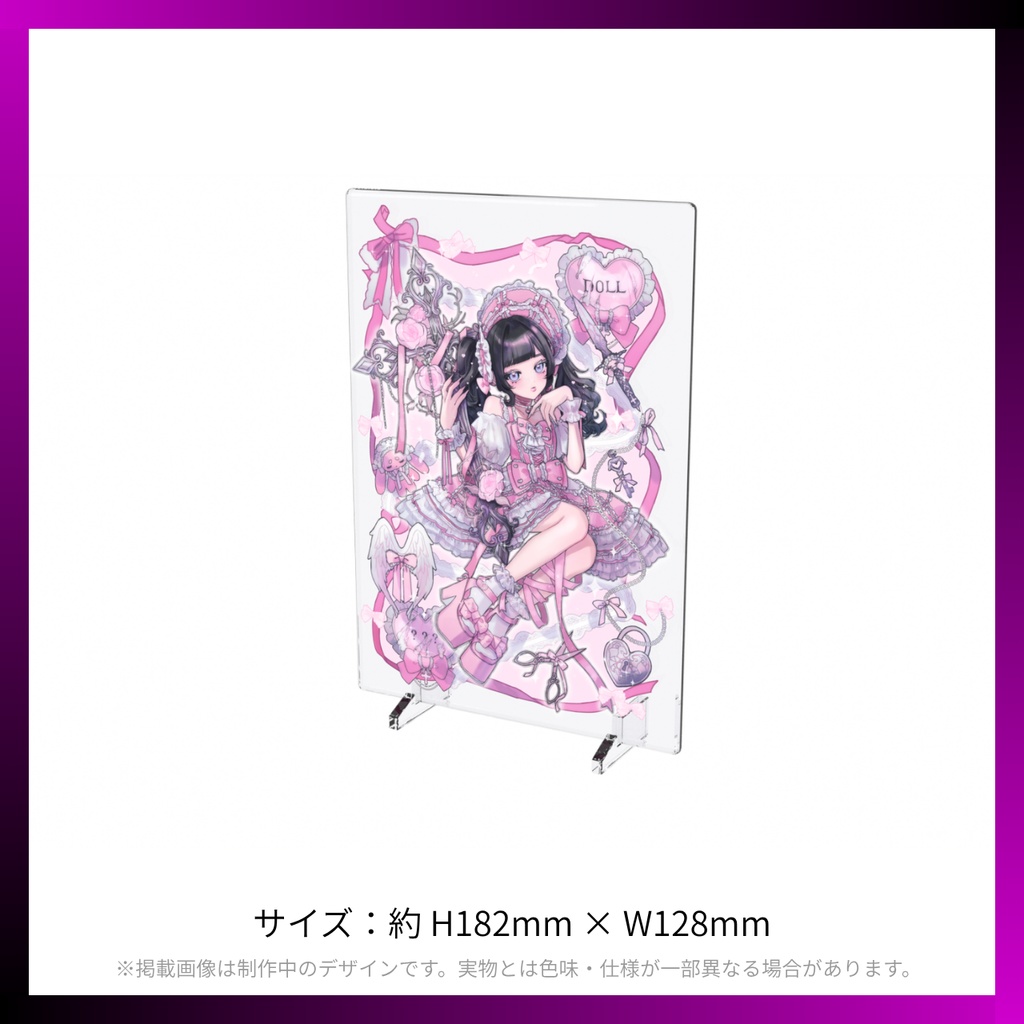 【期間限定】結白むく × パネル化計画|B6アクリルパネル【受注生産】