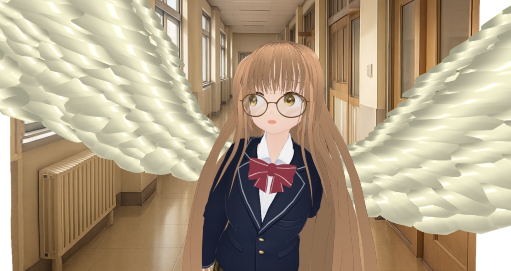 【VRM 同人作品】 椎名真昼(お隣の天使様)