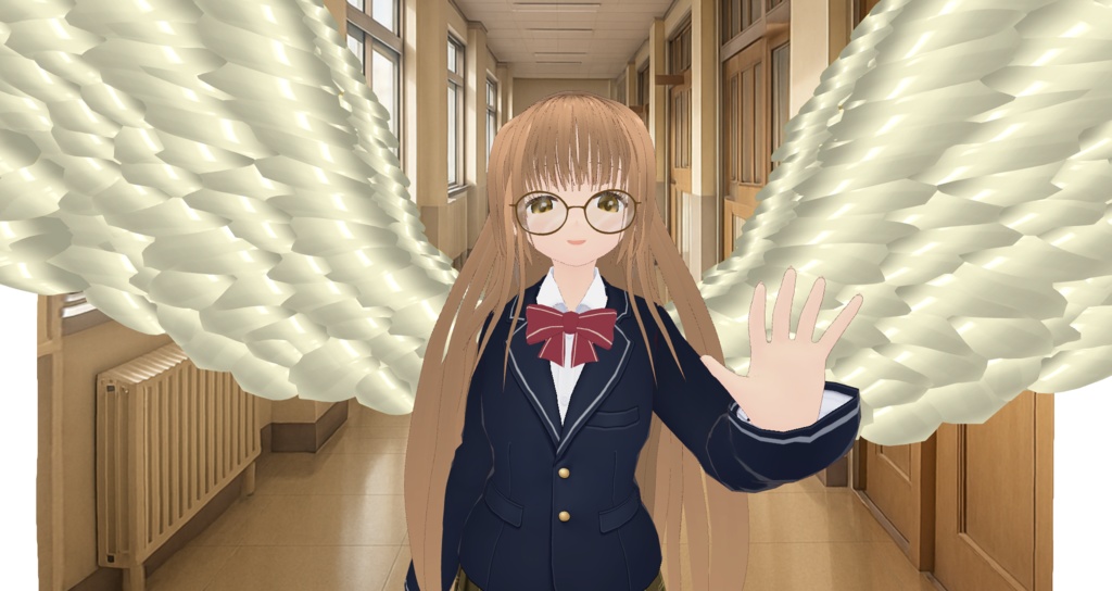 【VRM 同人作品】 椎名真昼(お隣の天使様)