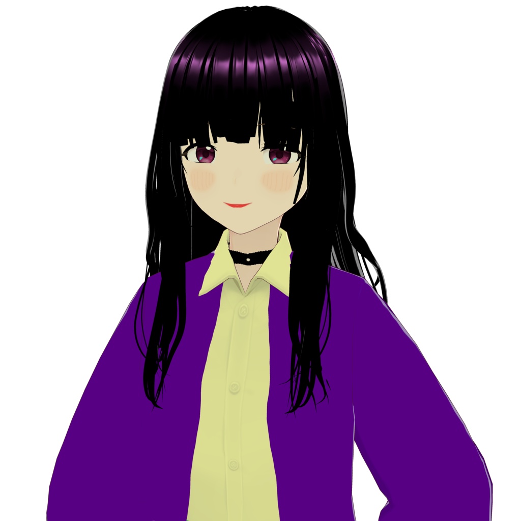 【VRM 同人作品】 高梨・キム・アヌーク・めい(夜のクラゲは泳げない)