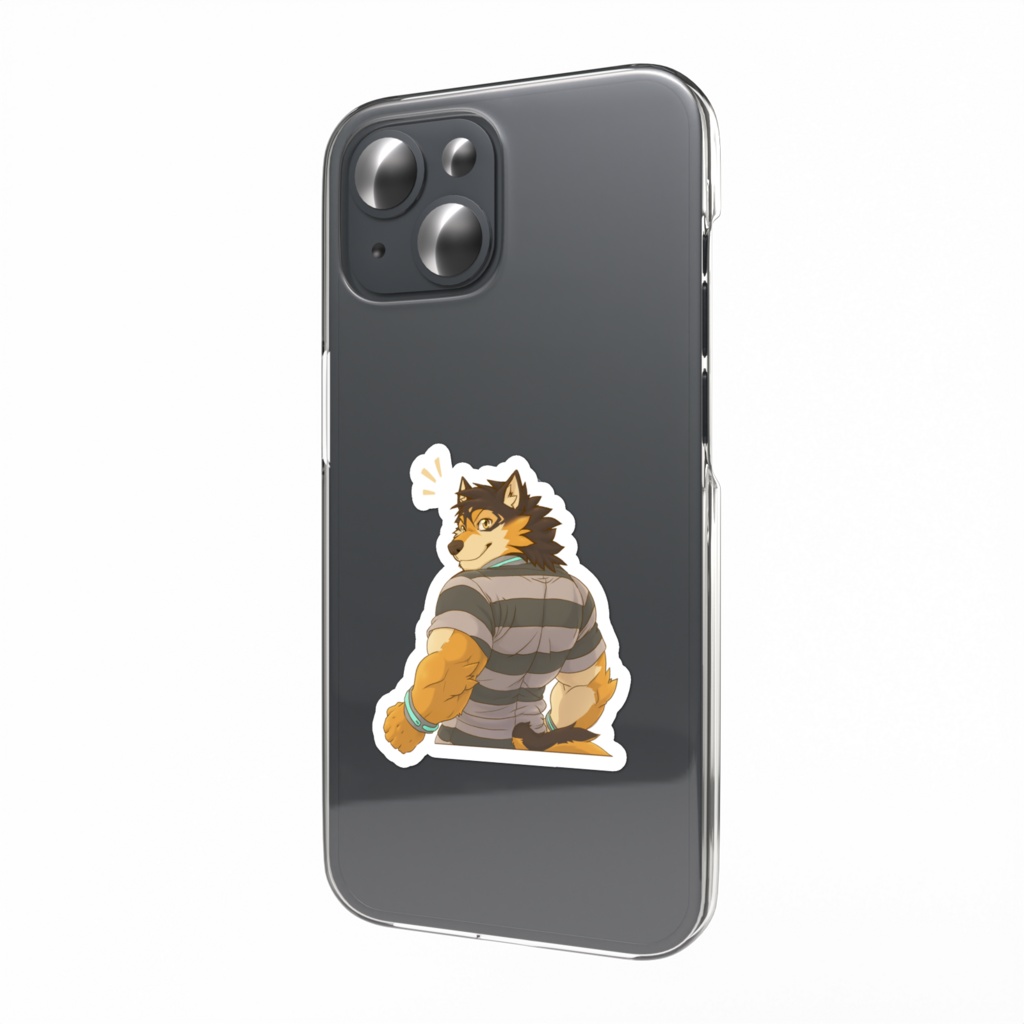 【バレル】振り向きスマイル ダイカットステッカー（Barrel - Looking Back Sticker）