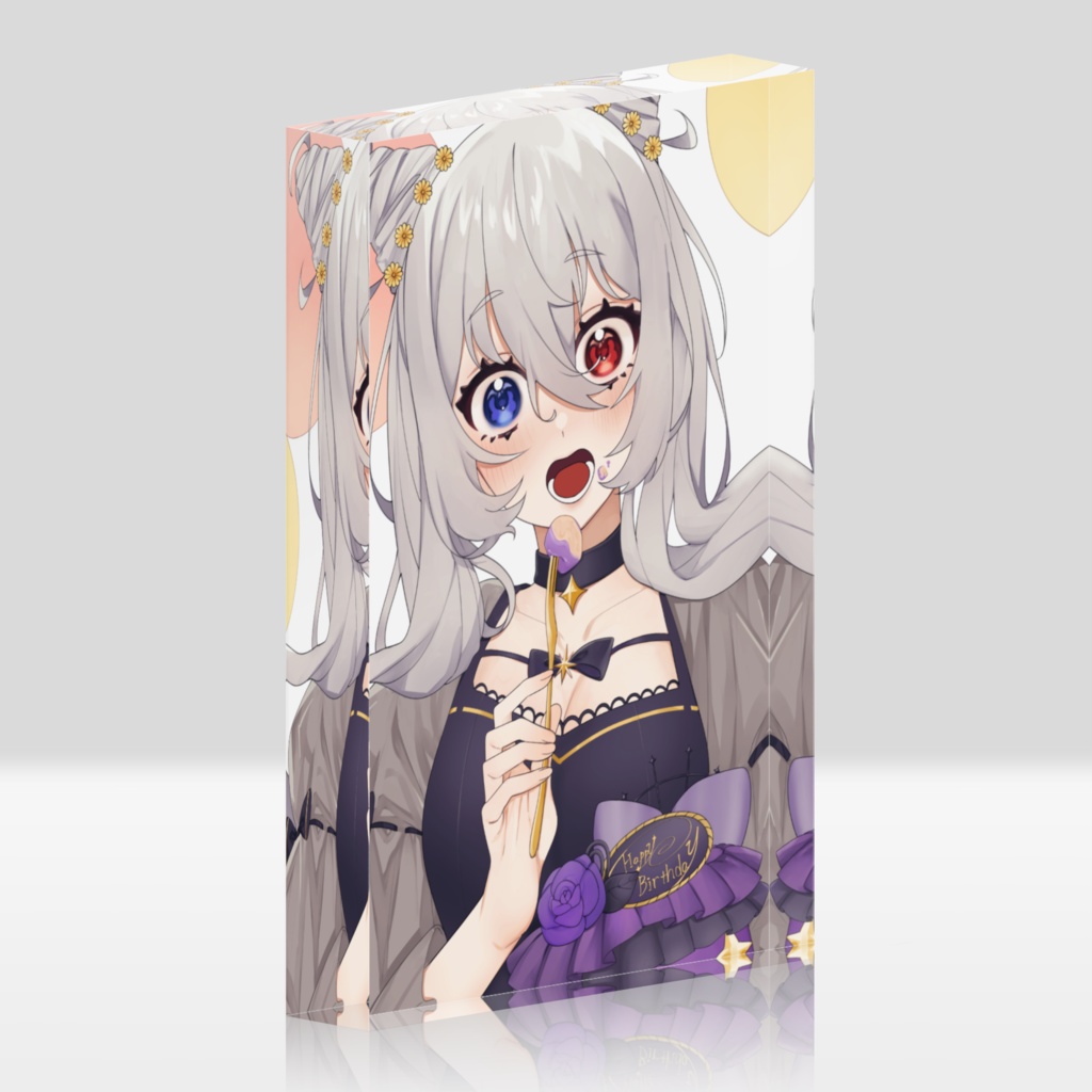 魔汝乃コウ誕生日2024アクリルブロック