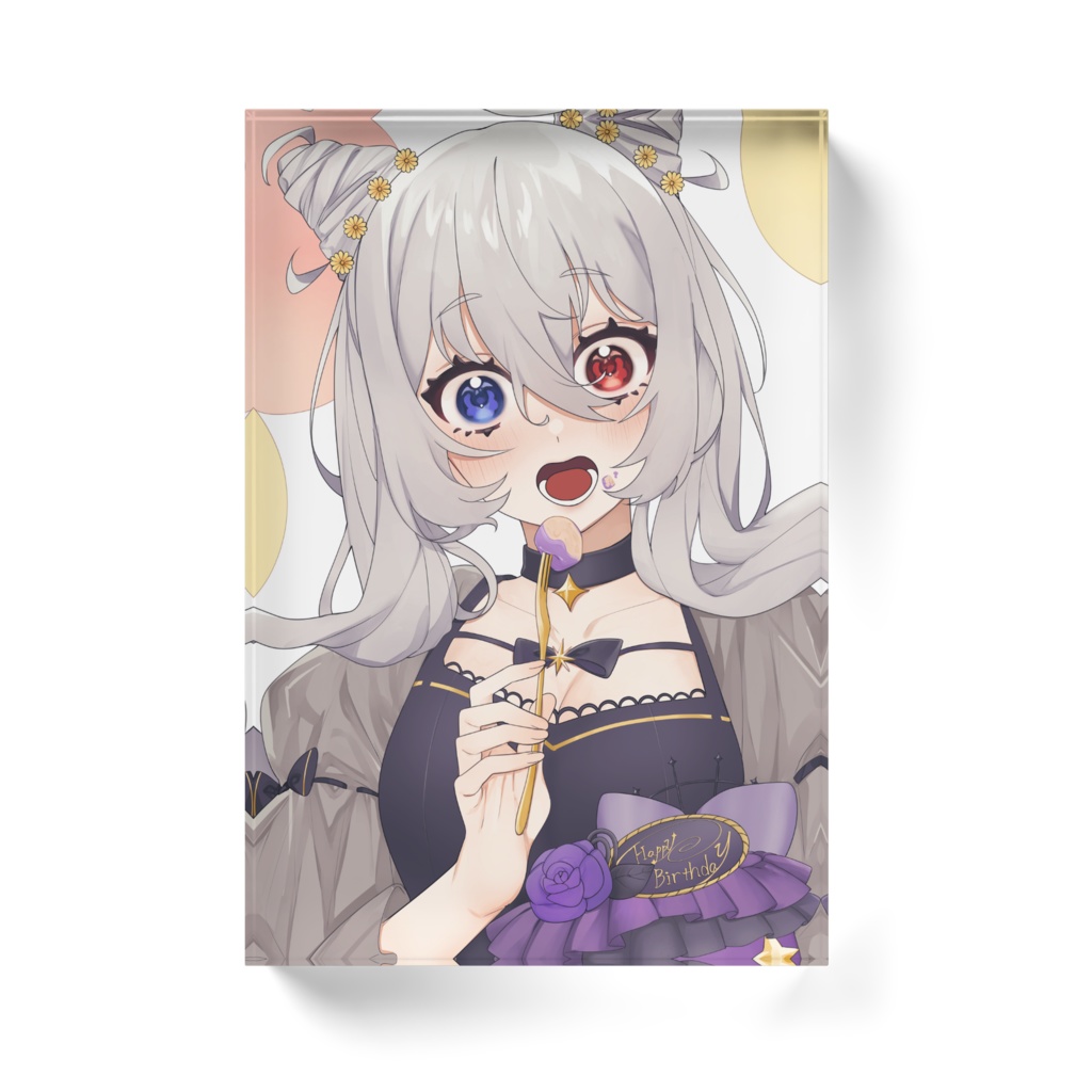 魔汝乃コウ誕生日2024アクリルブロック