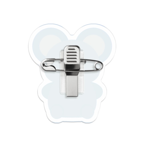 すぴらりすぽけっと アクリルバッジ