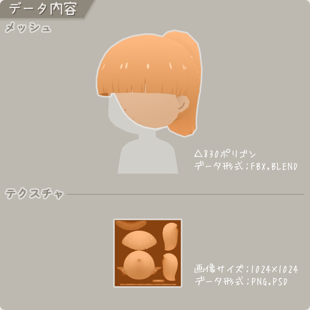 【ロポさん/ウィッグ】ぱっつんB