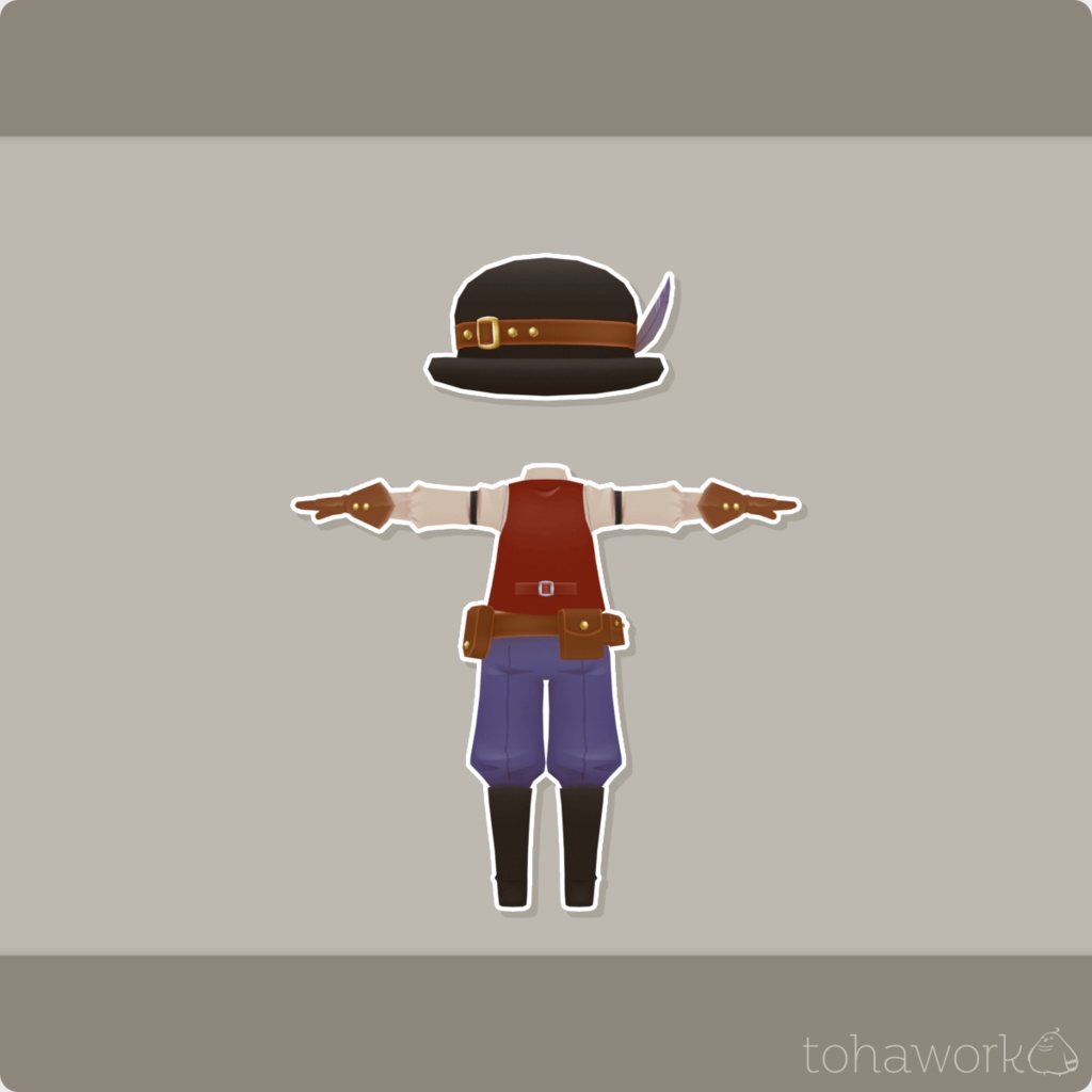 【ロポさん/コスチューム】スチームパンクA