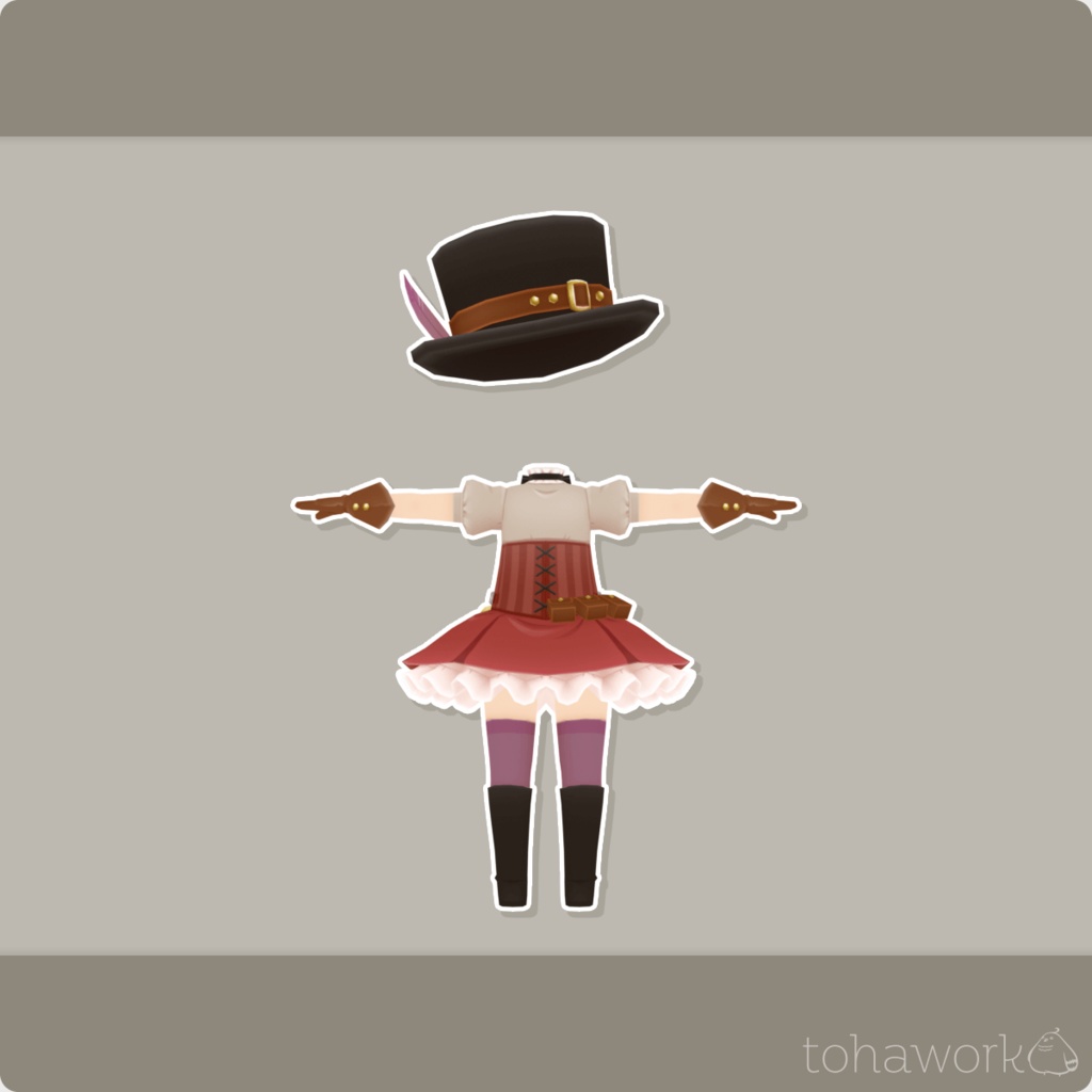 【ロポさん/コスチューム】スチームパンクB