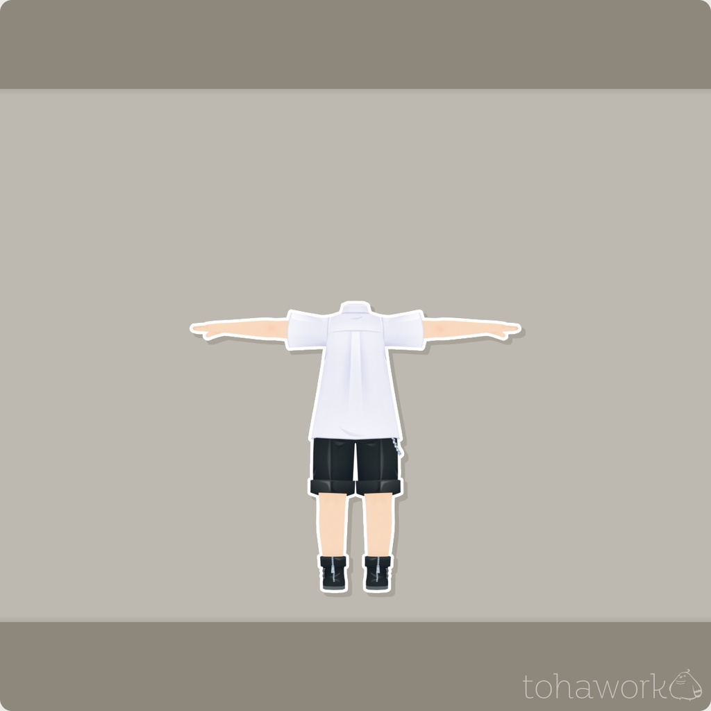 【ロポさん/コスチューム】モノクロA