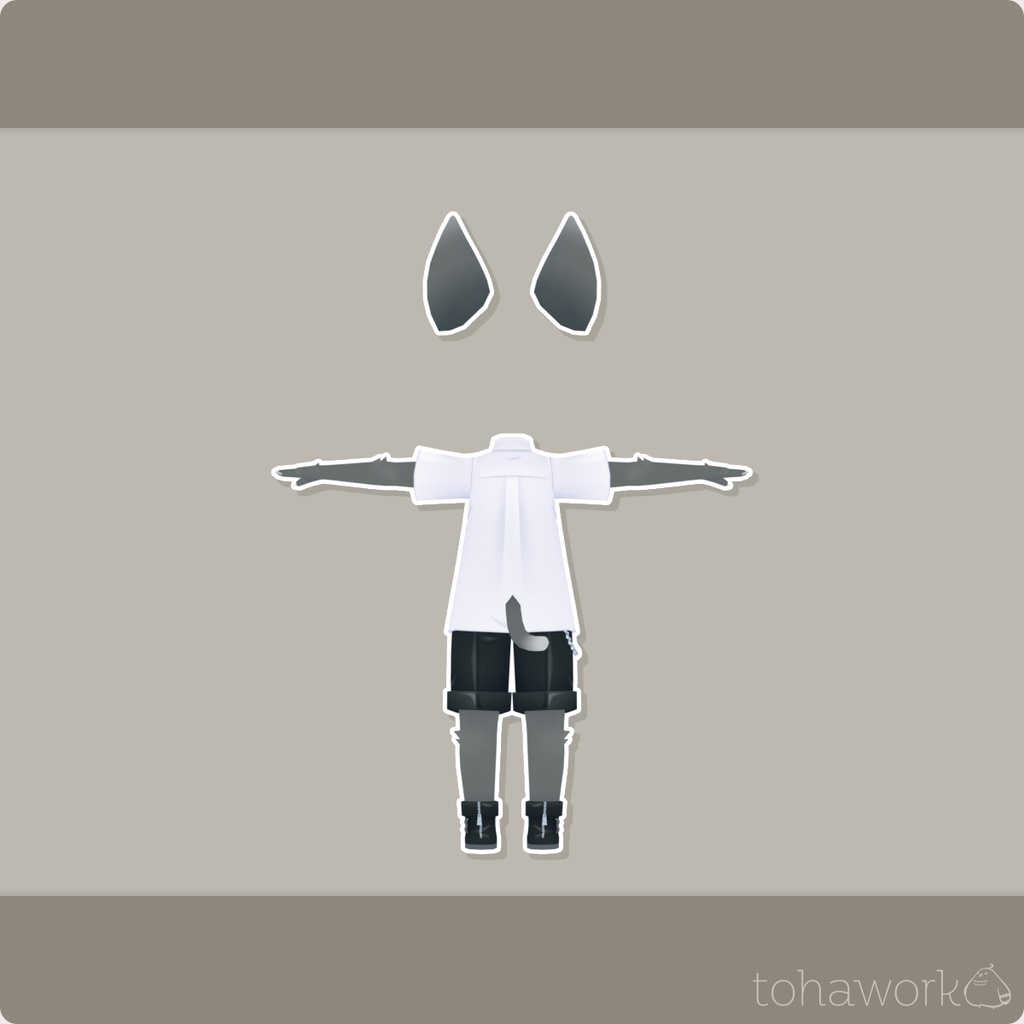 【ロポさん/コスチューム】ケモノクロA