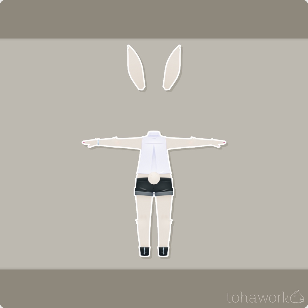 【ロポさん/コスチューム】ケモノクロB