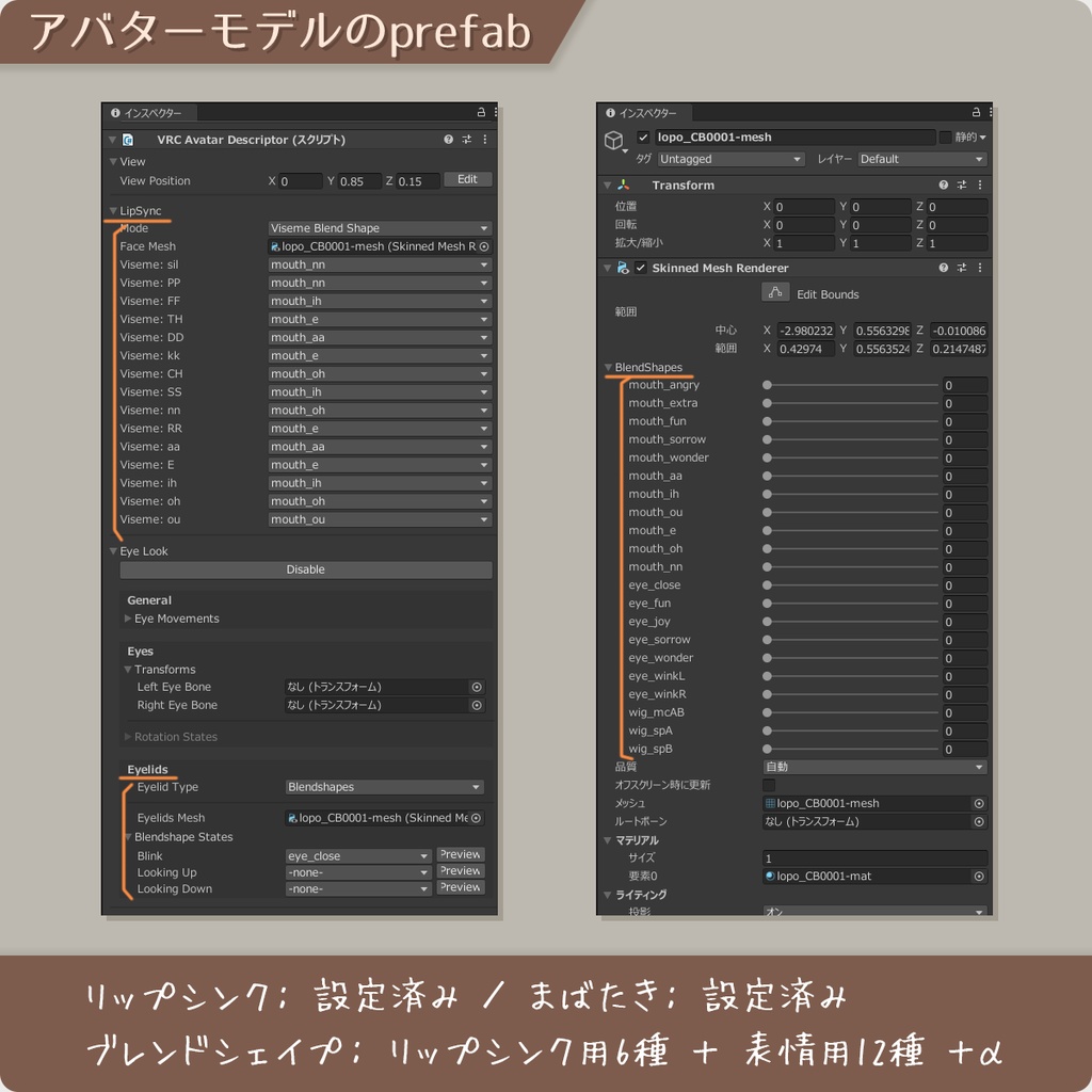 【ロポさん/アバター】Quest対応VRchatアバター化サービス
