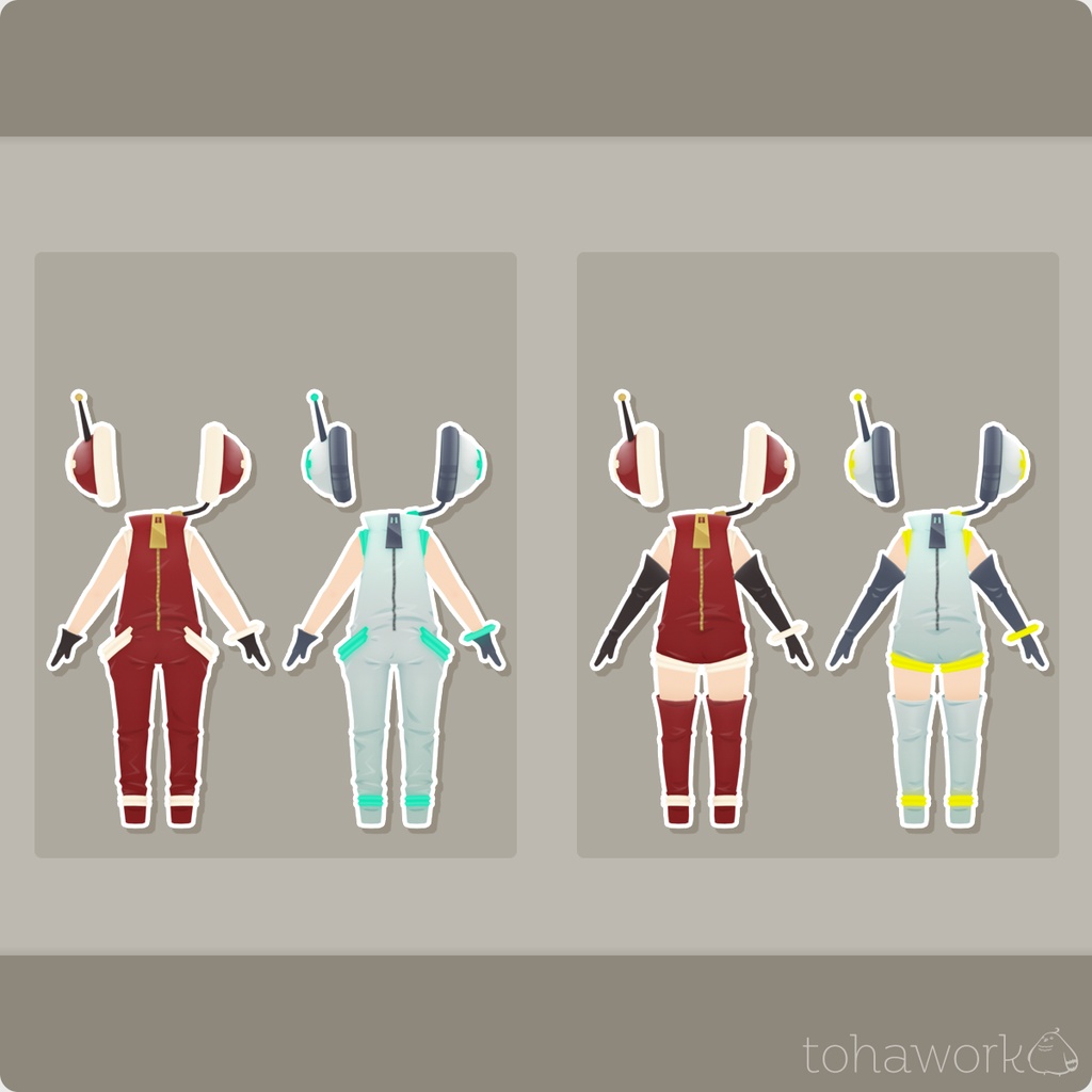 【ロポさん/エトセトラ】いろかえテクスチャ / ネオン