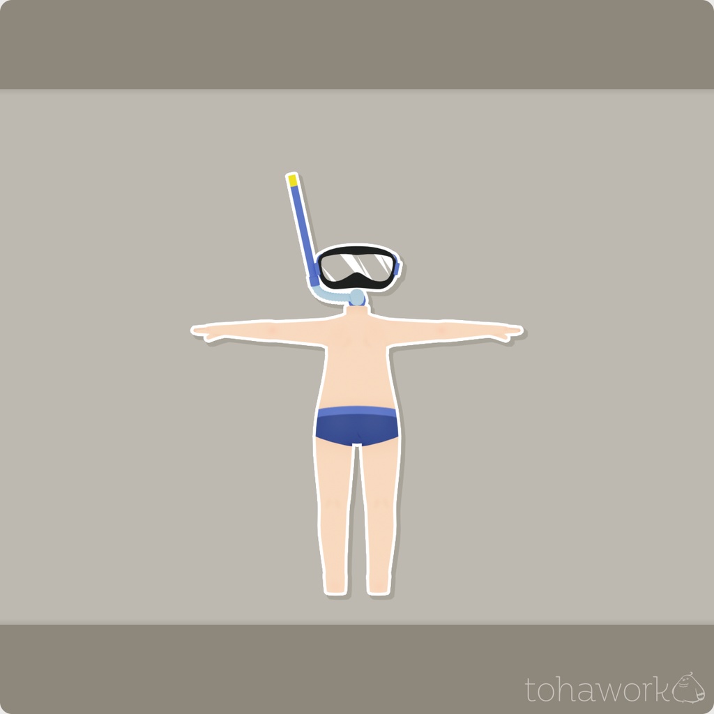 【ロポさん/コスチューム】みずぎA