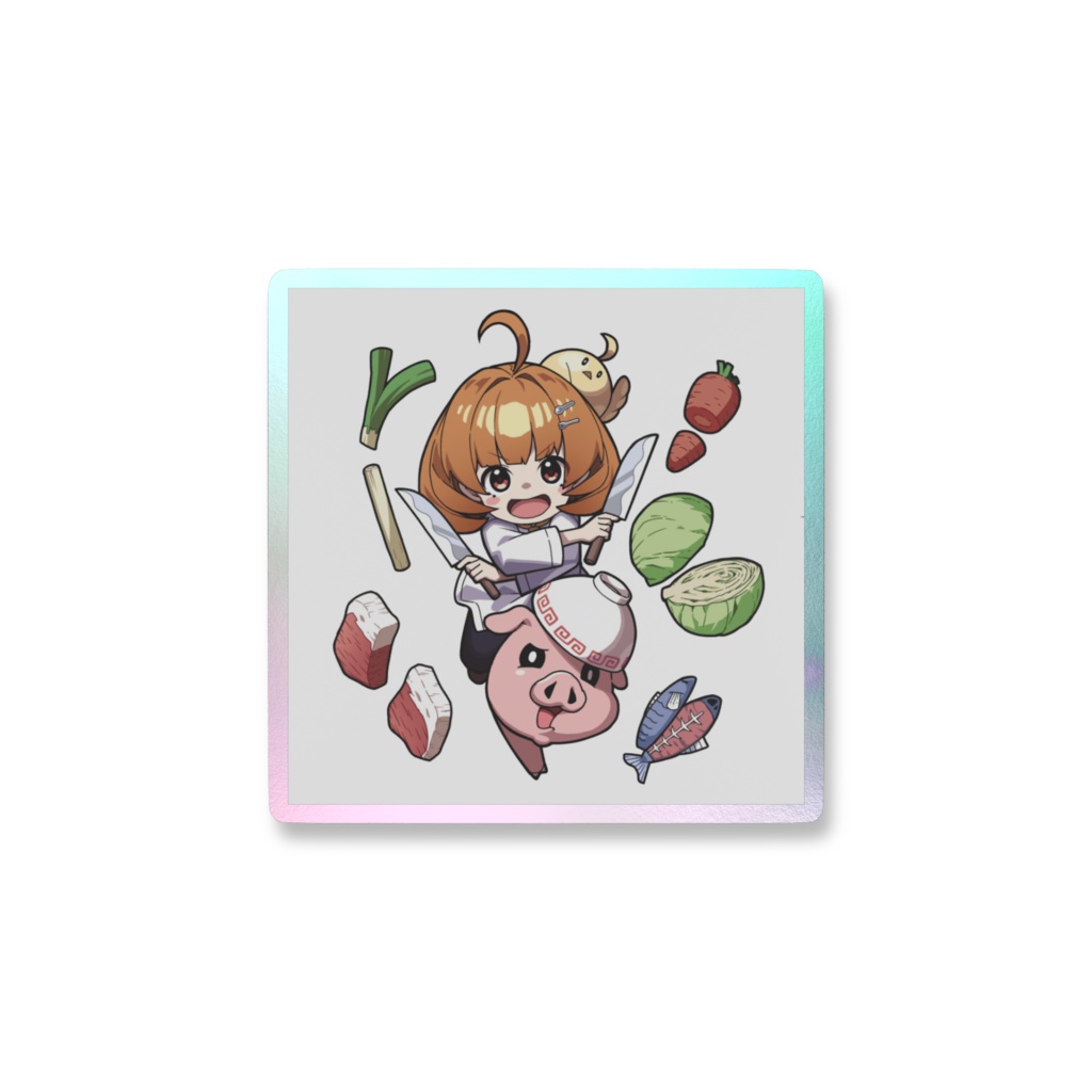 珠乃ぴょこ お料理ステッカー