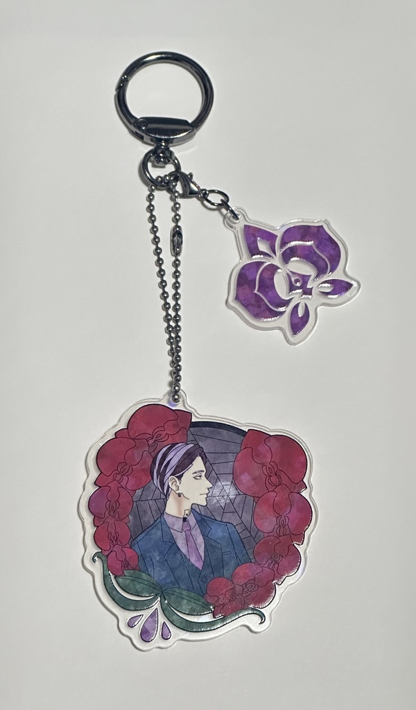 灰谷アクリルキーホルダー/蘭